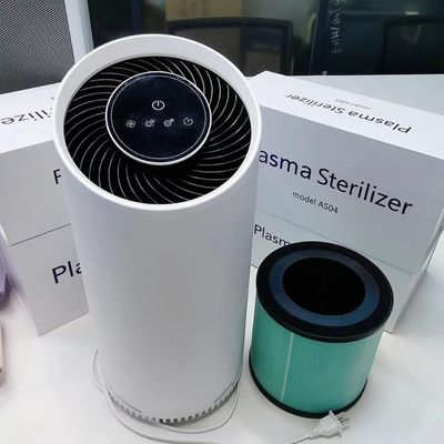 Hepa luchtreiniger met aanraakbesturing met witte afwerking